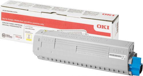 Oki [C824/C834/C844] sárga eredeti toner (47095701)