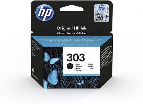 HP T6N02AE No.303 fekete eredeti tintapatron