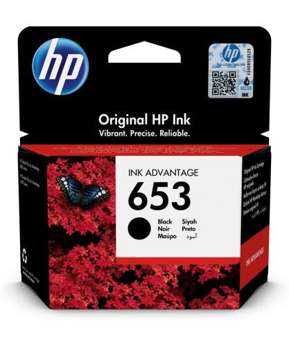 HP 3YM75AE No.653 fekete eredeti tintapatron