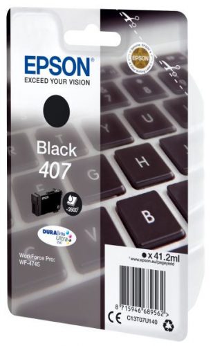 Epson T07U1 (407) fekete eredeti tintapatron