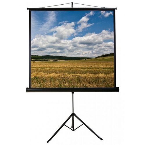 FUNSCREEN 100" (1:1) manuális hordozható vetítővászon (Tripod, Méret: 180x180 cm, Látható méret: 176x176 cm)