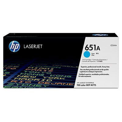 HP CE341A (651A) kék eredeti toner