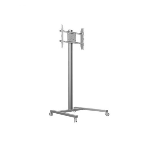 MULTIBRACKETS Gurulós padlóállvány, M Display Stand 180 Single Silver (32-65", max.VESA: 700x400 mm, 50 kg)