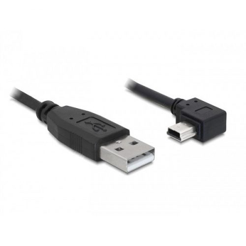 DELOCK kábel USB 2.0 Type-A male > USB Mini-B male 90 fokos 2m