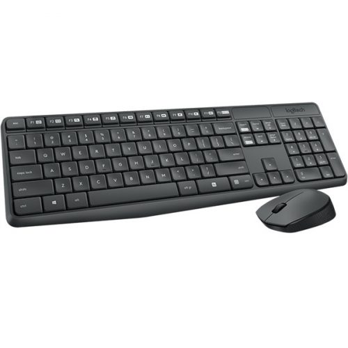 LOGITECH Billentyűzet + egér - MK235 Vezeték Nélküli Combo, HUN