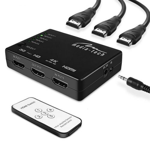 MEDIA-TECH Switch 5x HDMI 4K