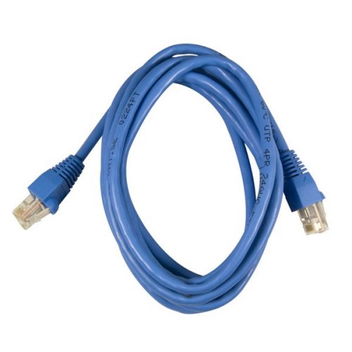 LEGRAND patch kábel RJ45-RJ45 Cat6 árnyékolatlan (U/UTP) LSZH (LSOH) 0,5 méter kék d: 5,2mm AWG24 LCS3