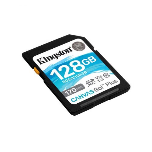 KINGSTON Memóriakártya SDXC 128GB Canvas Go Plus 170R C10 UHS-I U3 V30