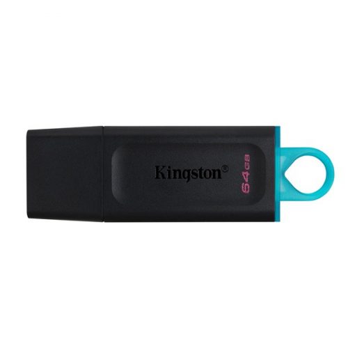 KINGSTON Pendrive 64GB, DT Exodia USB 3.2 Gen 1 (fekete-kékeszöld)