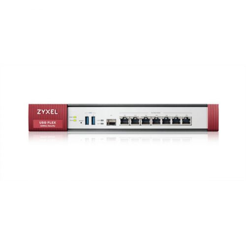 ZYXEL Tűzfal 7xLAN/WAN/DMZ (1000Mbps) 2xUSB 3.0 + 1konzol port, USGFLEX500-EU0101F