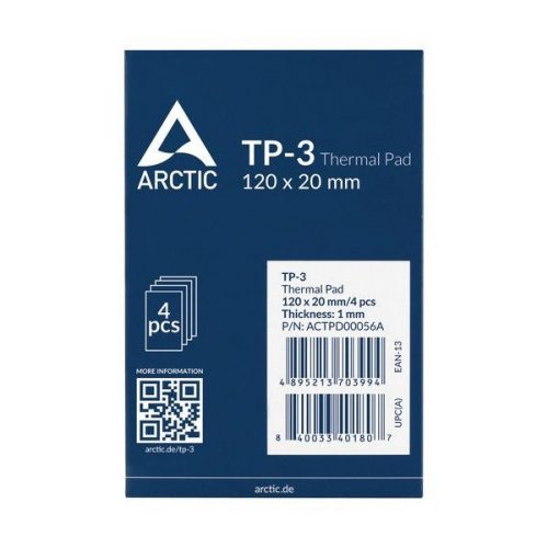 ARCTIC COOLING Hővezető lap TP-3 120x120mm, 1mm (4-PACK)