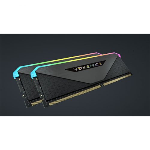 CORSAIR Memória VENGEANCE RGB DDR4 32GB 3600MHz C16 RT (Kit of 2), fekete