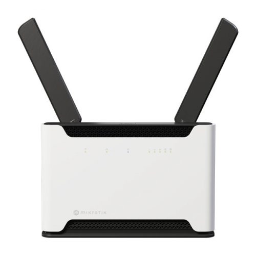 MIKROTIK Wireless Router DualBand, 4x1000Mbps+ 1x2,5Gbps, AX1800, Chateau LTE6 ax, 1xMicroSIM, Asztali