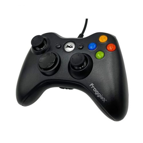 FROGGIEX XBOX 360/PC Kiegészítő Vezetékes kontroller, Fekete