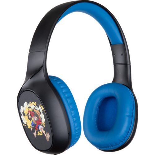 KONIX - ONE PIECE 2.0 Fejhallgató Vezeték Nélküli Bluetooth Gaming Stereo, Mikrofon, Fekete-Kék