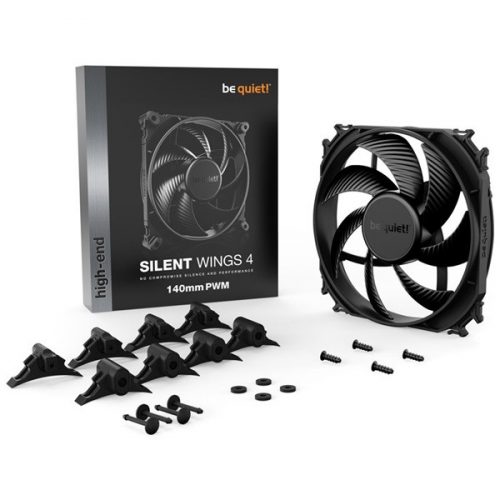 BE QUIET! Rendszerhűtő ventilátor Silent Wings 4 PWM, 14cm