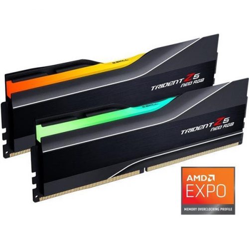 G.SKILL Memória DDR5 32GB 6000Mhz CL30 DIMM, 1.35V, Trident Z5 Neo RGB AMD EXPO (Kit of 2)