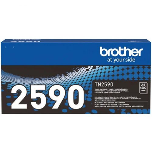 Brother Toner TN-2590, 1200 oldal, Fekete