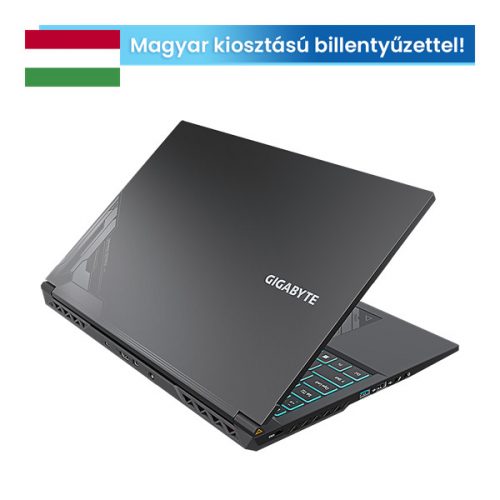 GIGABYTE G5 MF 15.6" FHD (144Hz), Intel Core i7-13620H (10C/4.9Ghz), 16GB, 1TB SSD, RTX 4050, Magyar billentyű