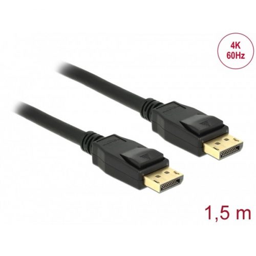 DELOCK kábel DisplayPort male / male összekötő 10K 60Hz 54 Gbps 3m