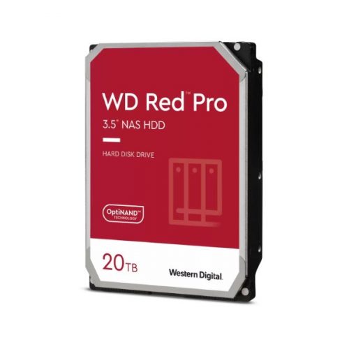 WESTERN DIGITAL 3.5" HDD SATA-III 20TB 7200rpm 512MB Cache, CAVIAR Red Pro