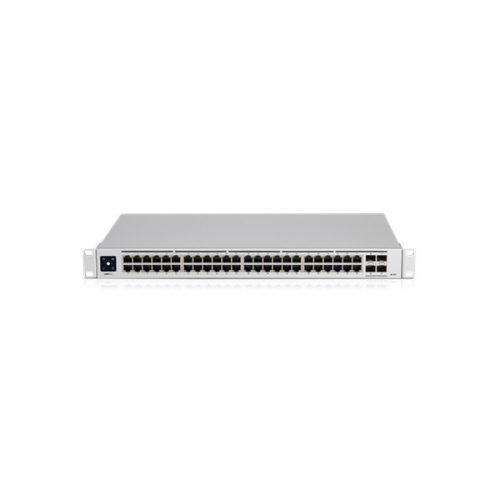 UBiQUiTi Switch 48x1000Mbps + 4x10000Mbps SFP+, Menedzselhető, Rackes - USW-PRO-48