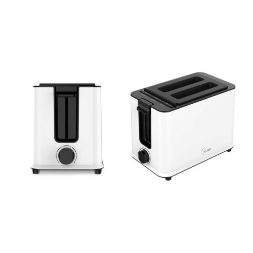 MIDEA MT-RP2L09W kenyérpirító, teljesítmény: 950W, 6 pirítási fokozat, stop/újramelegítés/kiolvasztás, megszakítás 1,4kg