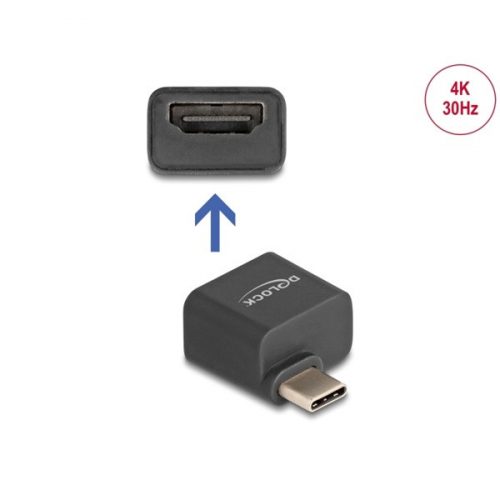 DELOCK Átalakító USB Type-C male > HDMI female (DP Alt Mode) 4K kis méretű