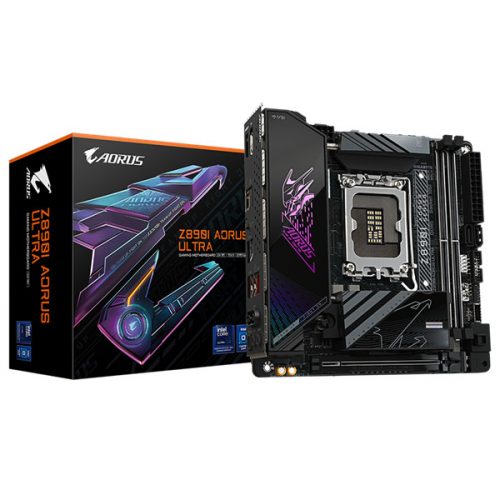 GIGABYTE Alaplap S1851 Z890I AORUS ULTRA INTEL Z890, mini-ITX