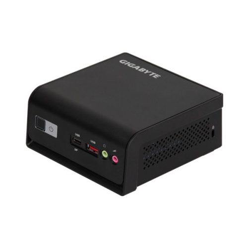 GIGABYTE PC BRIX, Intel N-series N250 3.8GHz, HDMI, 2xDisplayport, LAN, WIFI, BT, 2.5" HDD hely, 3xUSB