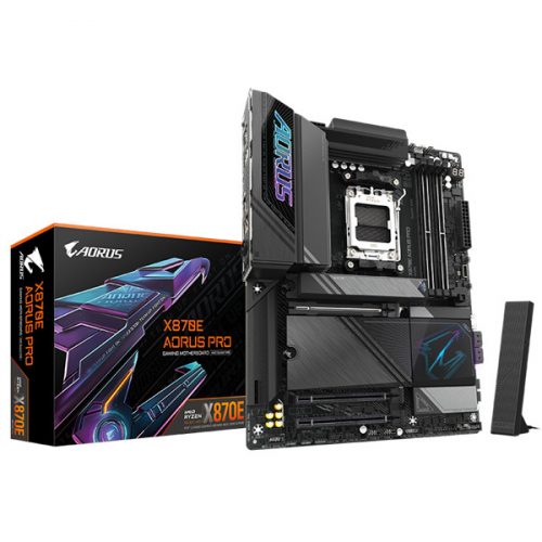 GIGABYTE Alaplap AM5 X870E AORUS PRO AMD X870, ATX