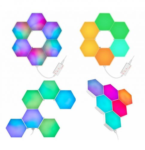 Tracer Ambience Smart Hexagon hangulatvilágítás, RGB lámpa szett