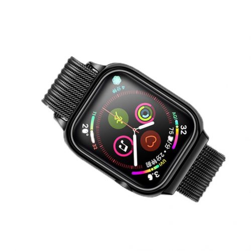 USAMS ZB68IW1 Apple Watch Mágneses fémszíj és tok 44mm, 1324416